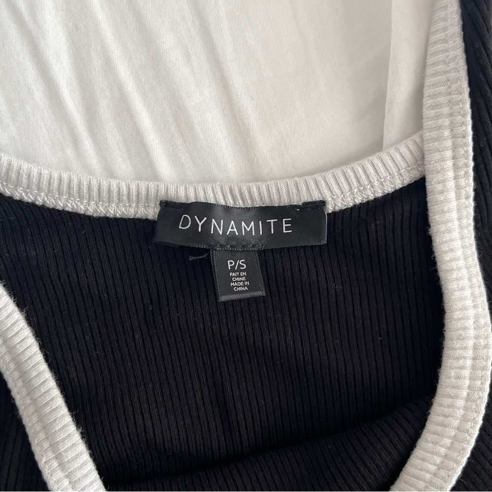 Dynamite - Ribbed Scoop Tank Top - Picture 2 of 4